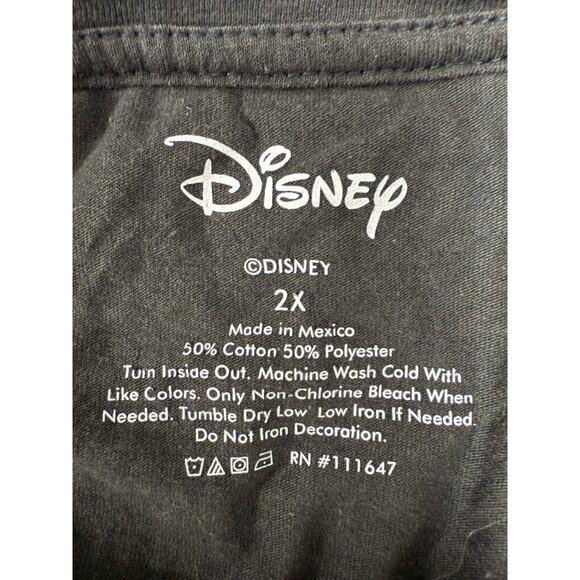 Disney's Mickey & Friends Plus Size Gray Graphic Tee womens 2x - Picture 5 of 5